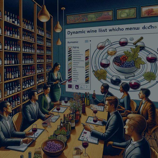 Comment créer une carte de vins dynamique qui s'adapte aux saisons et aux plats du menu ?